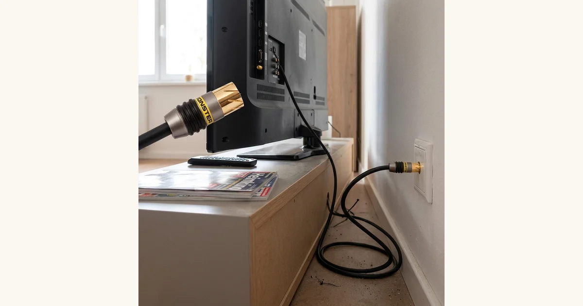 Antennenkabel mit Goldkontakten: Monster Video 2 im Alltagstest, Hero-Bild zum Magazinbeitrag aus der Rubrik Technik
