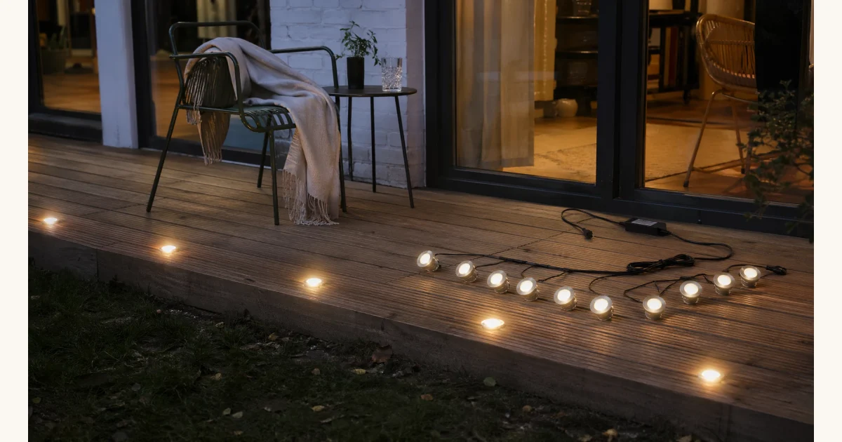 LED-Spots für die Terrasse: warmweiß und wetterfest, Hero-Bild zum Magazinbeitrag aus der Rubrik Wohnen