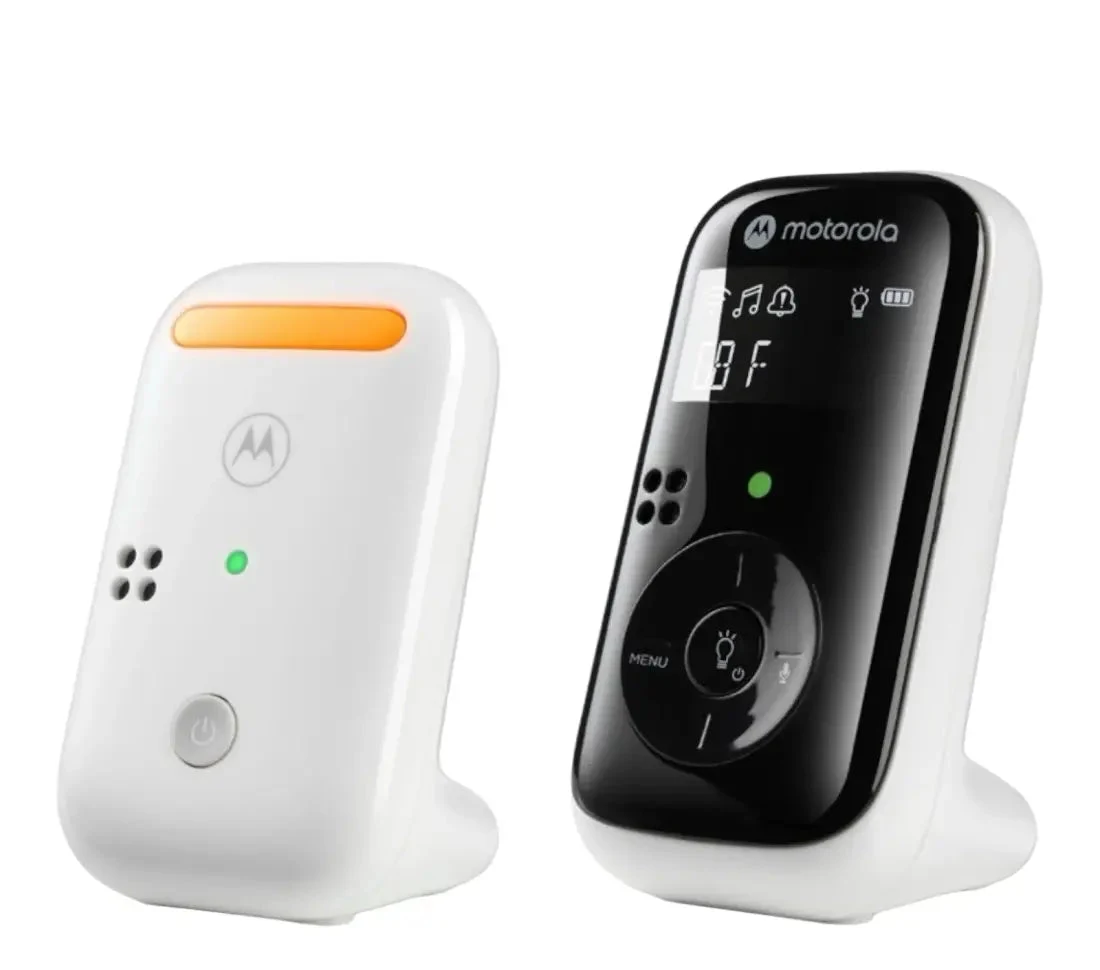 Motorola PIP11 DECT Audio-Babyphone | Störungsfrei & Abhörsicher | Mit Gegensprechfunktion & Temperaturanzeige