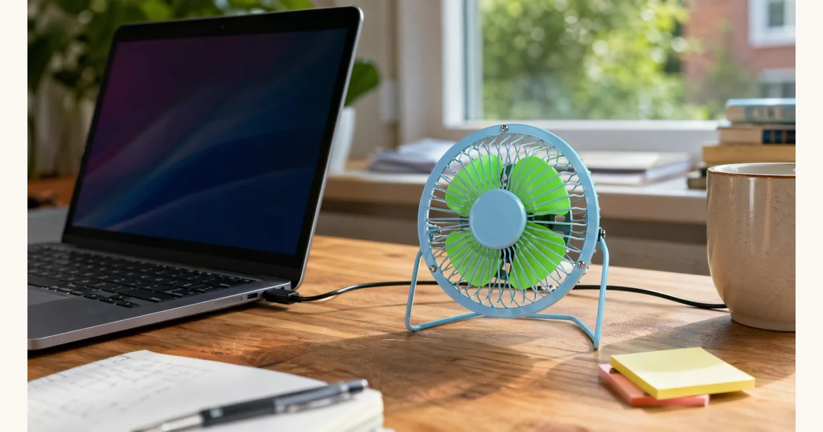 USB-Ventilator aus Metall: Kühlung für 7,99 Euro, Hero-Bild zum Magazinbeitrag aus der Rubrik Technik