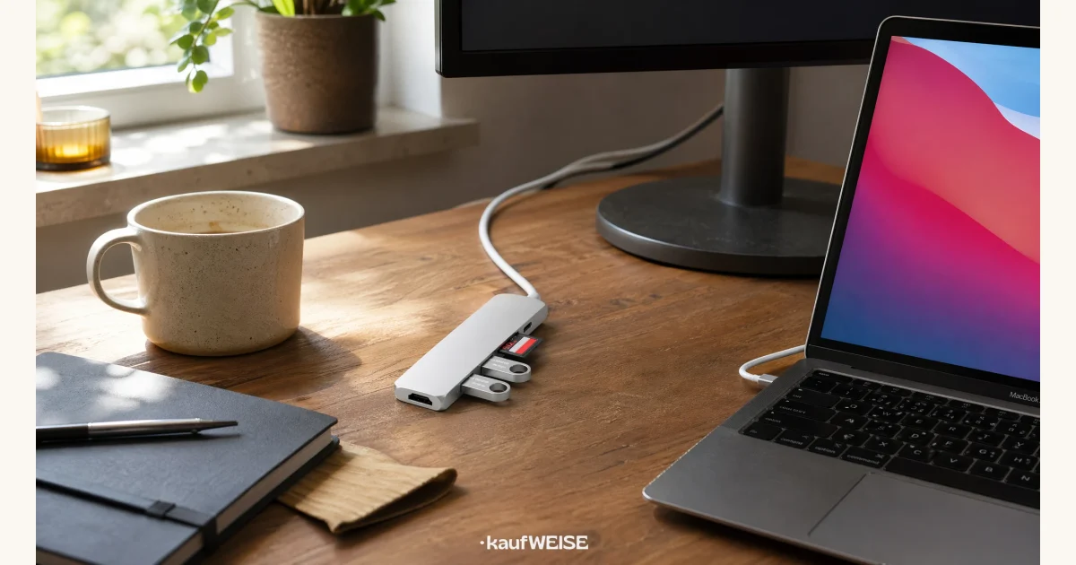 USB-Hub am Schreibtisch: Ordnung statt Kabelsalat, Hero-Bild zum Magazinbeitrag aus der Rubrik Anlässe